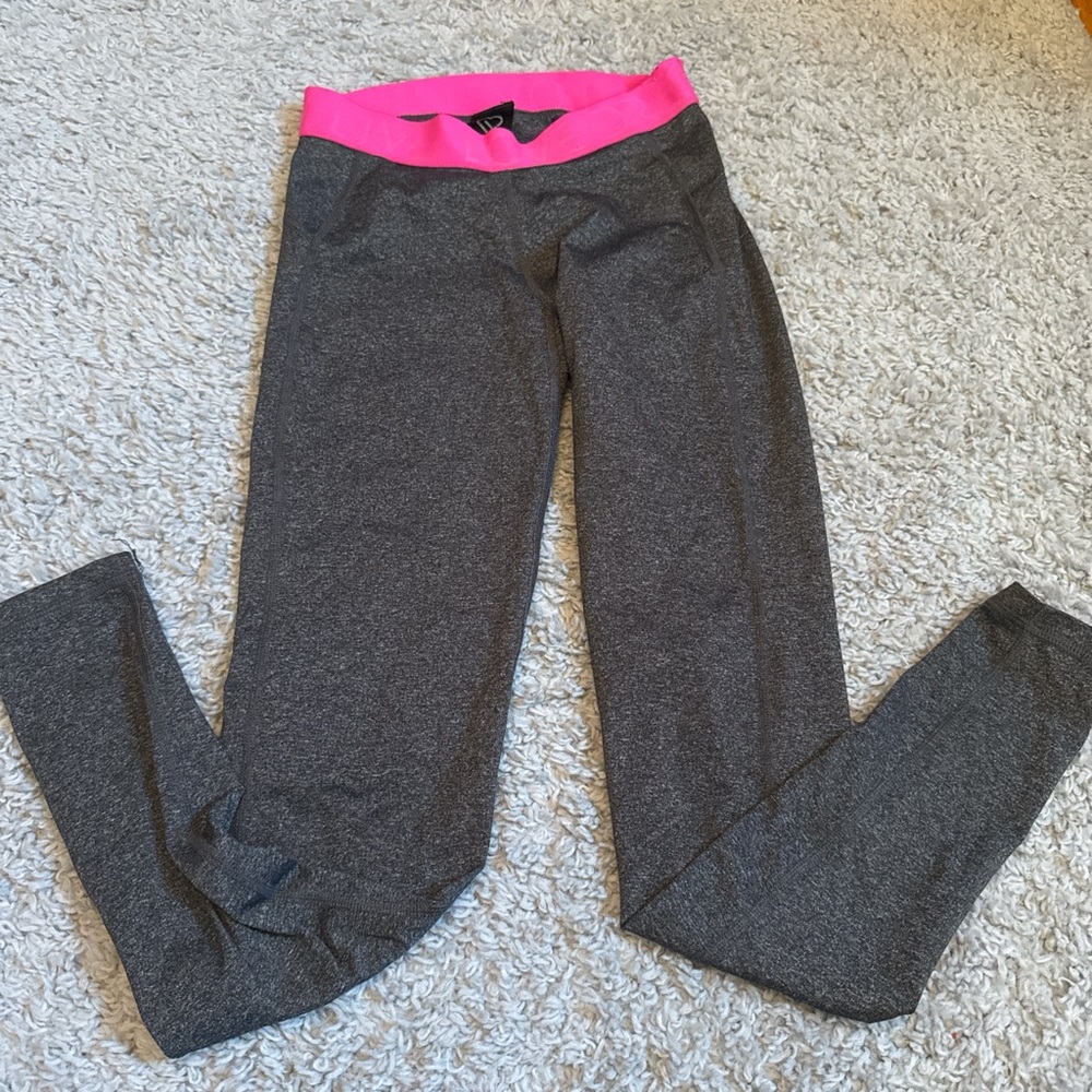 Aeropostale Gray and Pink Leggings for Active Comfort